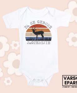 Pa se Gebore Jagtertjie babygroeipakkie met jagontwerp