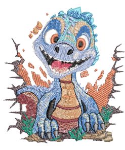 Blue Dragon embroidery design, 5″ x 7″ hoop size. Perfect for clothing, accessories, and home décor. High-quality, beginner-friendly, and fantasy-themed.