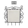 Wall-mounted key rack 23.5 × 22.5 cm. Keep keys organized and easily accessible in your entryway, kitchen, or office with this stylish and practical key holder.