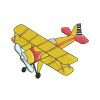 Vintage Airplane embroidery design, 5″ x 7″ hoop size. Perfect for clothing, accessories, and home décor. High-quality, beginner-friendly, and playful.