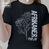 Afrikaner Poplap T-Hemp met Afrikaanse ontwerp. Stylvol, gemaklik en perfek vir kultuur, trots en alledaagse dra.
