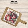 Stylvolle ronde kaasbord (21 x 31 x 2.6 cm) ideaal vir die bedien van kaas, peuselhappies en charcuterie. Perfek vir onthaal en as geskenk.